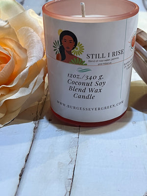 
            
                Load image into Gallery viewer, Still I Rise Blended Wax Candle - 12oz
            
        