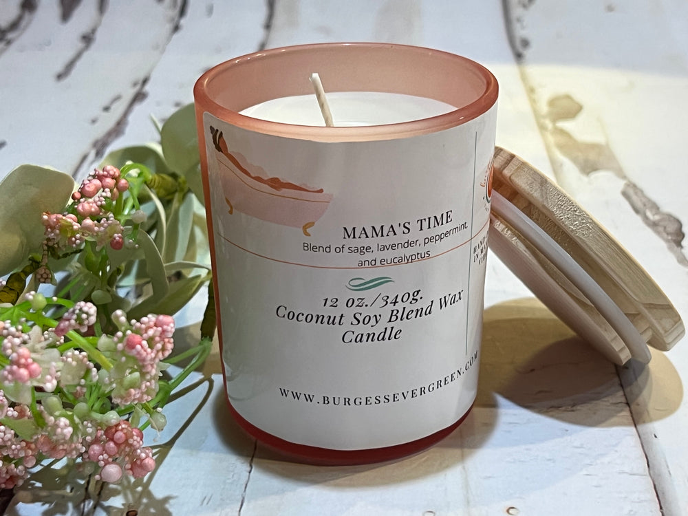 Mama's Time Blended Wax Candle - 12oz.